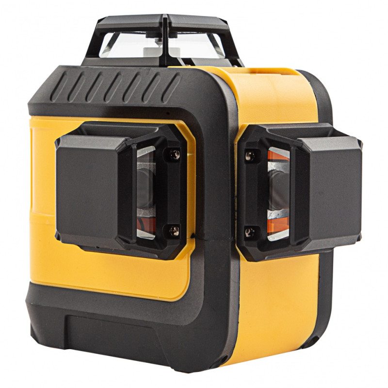 Лазерный уровень мультипризменный LX 360-3 Red, 30 м, 635 нм, аккумулятор Li 2800 мАч, резьба 5/8" Denzel