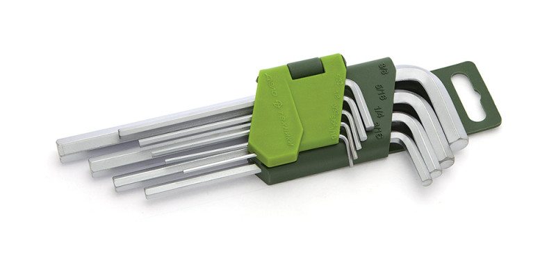 Набор ключей шестигранных дюймовых 9 шт.