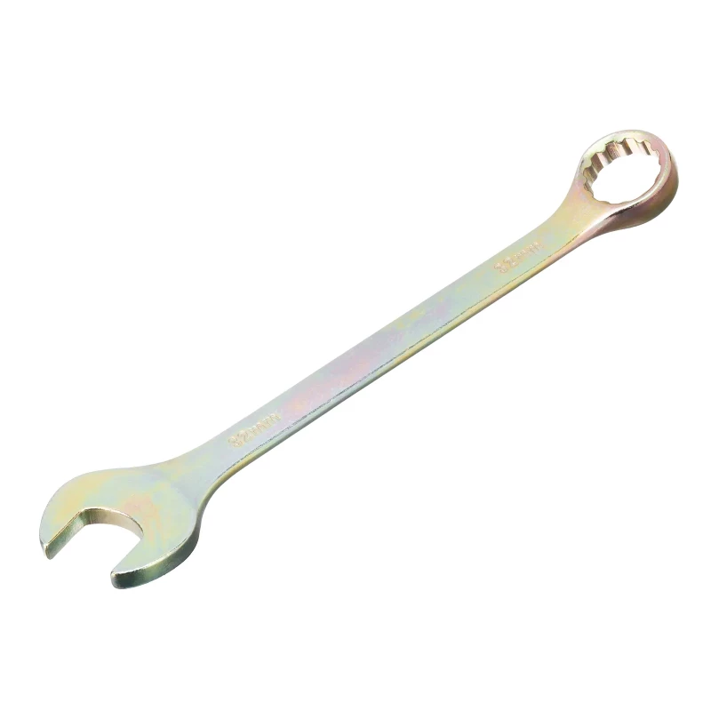 Ключ комбинированный, 32 мм, желтый цинк Сибртех