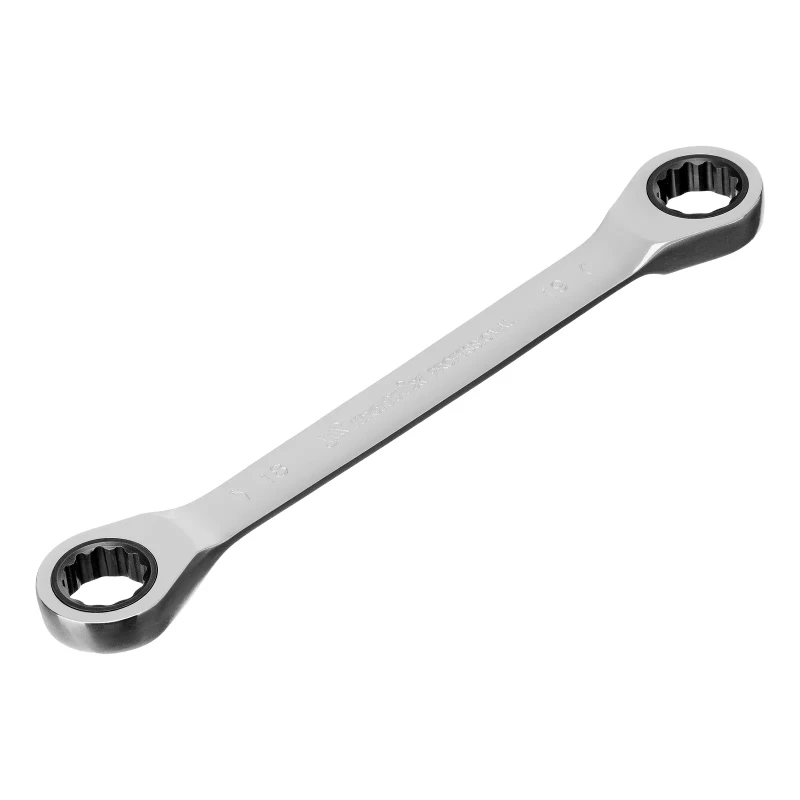 Ключ накидной трещоточный, 18 х 19 мм, CrV, зеркальный хром Matrix Professional