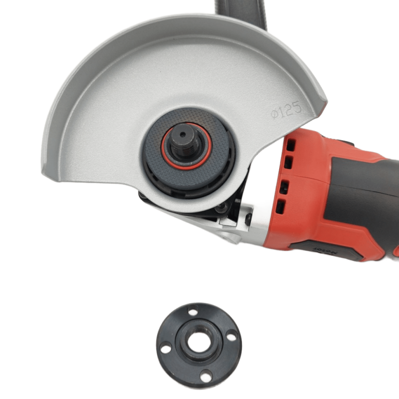 Аккумуляторная угловая
шлифовальная машина 20 В / регулировка обортов / 125 мм /
2 аккум. по 5.0 А∙ч / быстрое ЗУ 190 Вт