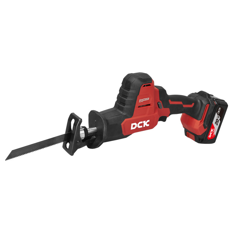 Пила сабельная аккумуляторная DCK KDJF22,18В, 3000 об/мин, ход - 22 мм, 1*4А/ч