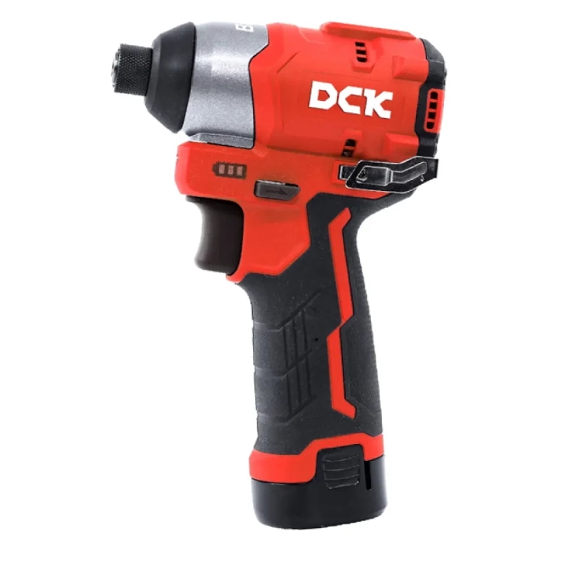 Дрель-шуруповерт аккум DCK KDPL04-8 Impact, HEX, 10.8в, 2*2а/ч, кейс, 140нм