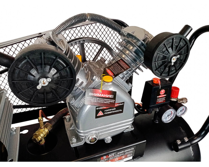 Компрессор воздушный BRAIT KMR-2500/70 20.01.022.043