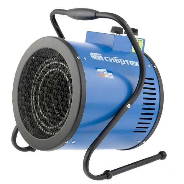 Тепловая пушка BHR 6/9-820 (тепловентилятор) 380 В, 3 режима, вентилятор, 6000-9000Вт, 33 град Сибртех