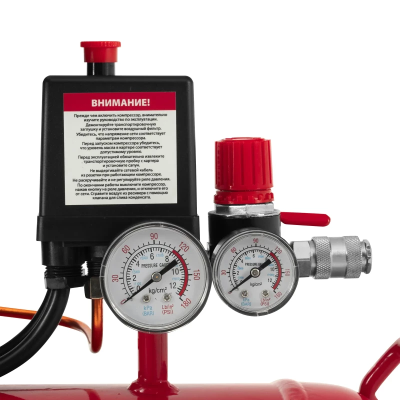 Компрессор воздушный ременный привод КР3000/100 3,0 кВт, 100 литров, 510 л/мин МТХ